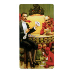 Vintage Alexander Fredrik "Beats the Devil" Custom Shipping Labels