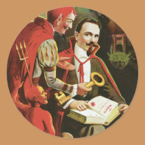 Vintage Alexander Fredrik Magic Poster stickers