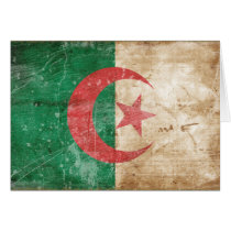 Vintage Algeria Flag Greeting Cards
