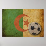 Vintage Algeria Flag Print