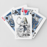 Vintage Alice and the Flamingo Playing Cards