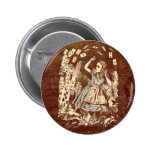 Vintage Alice Flying Cards Buttons
