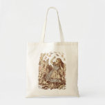 Vintage Alice Flying Cards Canvas Bags