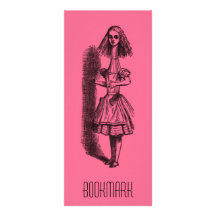 Vintage Alice in Wonderland Bookmark Full Color Rack Card