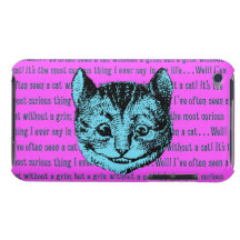 Vintage Alice in Wonderland Cheshire Cat Barely There iPod Cover