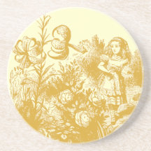 Vintage Alice in Wonderland Coasters