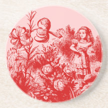 Vintage Alice in Wonderland Coasters