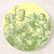 Vintage Alice in Wonderland Drink Coaster