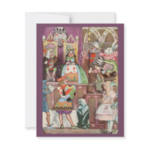 Vintage Alice in Wonderland Custom Announcement