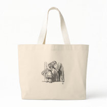 Vintage Alice in Wonderland looking for the door Canvas Bag