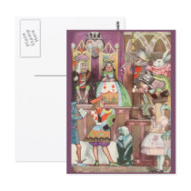 Vintage Alice in Wonderland Post Card