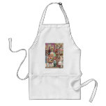 Vintage Alice in Wonderland, Queen of Hearts Apron