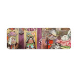 Vintage Alice in Wonderland, Queen of Hearts Custom Return Address Label
