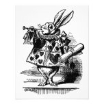 Vintage Alice in Wonderland, White Rabbit Herald Announcements