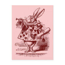Vintage Alice in Wonderland White Rabbit Postcards