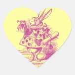 Vintage Alice in Wonderland White Rabbit Sticker