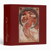 Vintage Alphones Mucha  Dance Binder binders