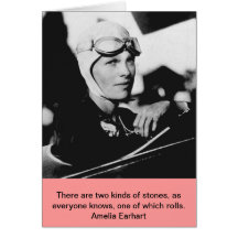 Vintage Amelia Earhart Photo Greeting Card
