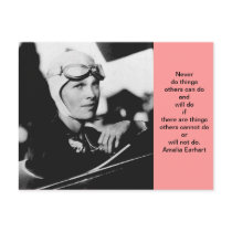 Vintage Amelia Earhart Photo Post Card