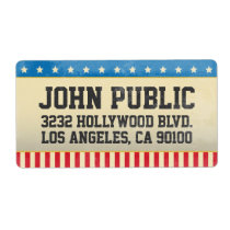 Vintage America Address Label