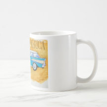 vintage america chevy coffee mugs