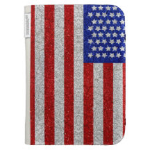 Vintage American Flag Kindle Case