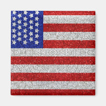 Vintage American Flag Magnet