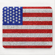 Vintage American Flag Mousepad