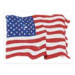 Vintage American Flag Postcard