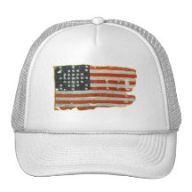 Vintage American Flag Products Trucker Hats