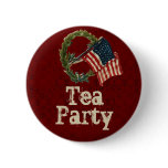 Vintage American Flag Tea Party Buttons buttons