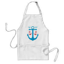 Vintage Anchor Apron