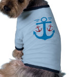 Vintage Anchor pet clothing