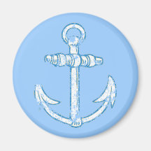 Vintage Anchor Fridge Magnets