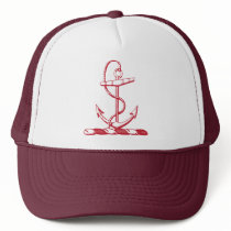 Vintage Anchor Mesh Hat