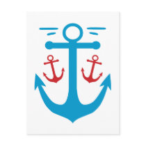 Vintage Anchor Post Card
