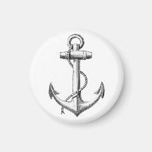Vintage Anchor small magnet