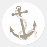 Vintage Anchor Sticker