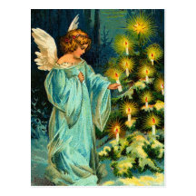 Vintage Angel Christmas Postcards