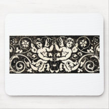 Vintage Angel Pair Mouse Mats