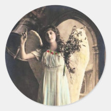 Vintage Angel Photo Stickers