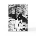 Vintage Angel ver. Black & White Greeting Cards