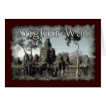 Vintage Angkor Wat Card