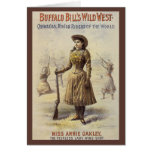 Vintage Annie Oakley Christmas Card