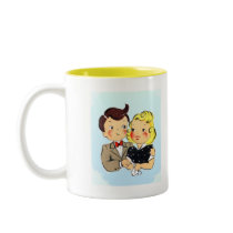 Vintage Anniversary Couple Coffee Mug