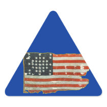 Vintage Antique American Flag Stickers