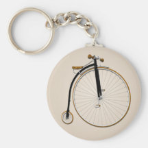 Vintage Antique Bicycle Keychain