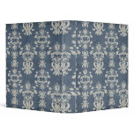 Vintage Antique Distressed Damask Binder
