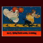 Vintage Antique Halloween postcard postcards