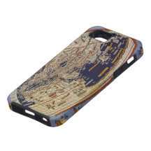 Vintage Antique Ptolemaic World Map, 1482 iPhone 5 Cover